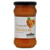 Compote d'abricots bio en pot de 315g