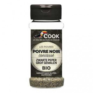 Poivre noir concassé bio Cook - 50g