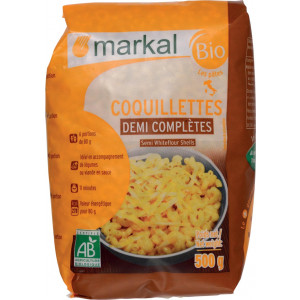 Coquillettes demi complètes bio - 500g