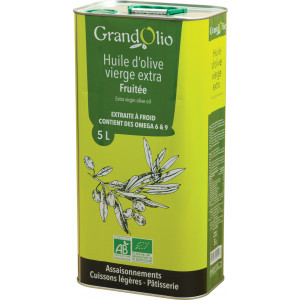 Huile d'olive fruitée vierge extra - 5L