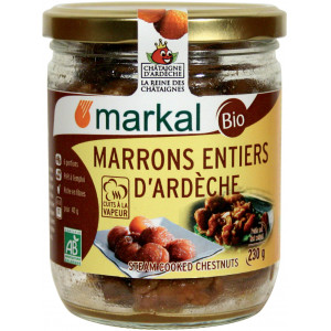 Marrons entiers bio cuits - 230g