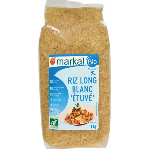 Riz italien bio, long et blanc étuvé - 1kg