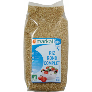Riz bio Italien, rond complet - 1kg